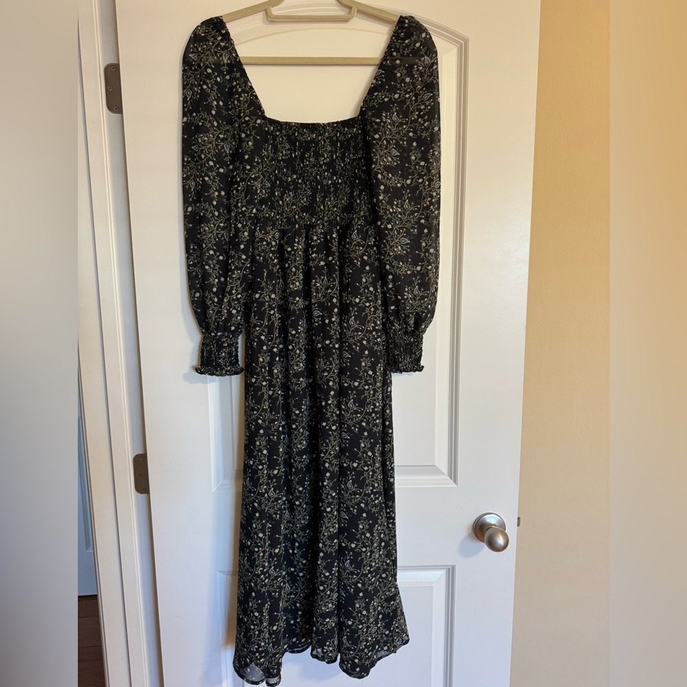 o.p.t Classic Smocked Dress